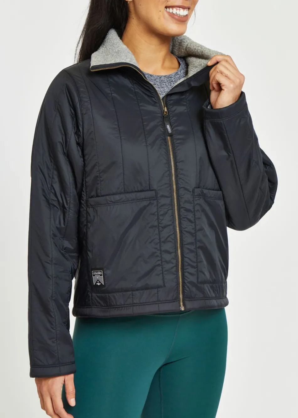 Women Oiselle Pnw Quilted Jacket