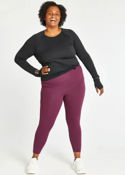 Women Oiselle Pocket Jogger 3/4 Tights
