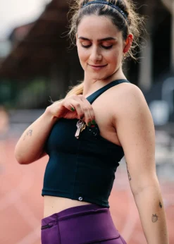 Women Oiselle Pockito Long Bra