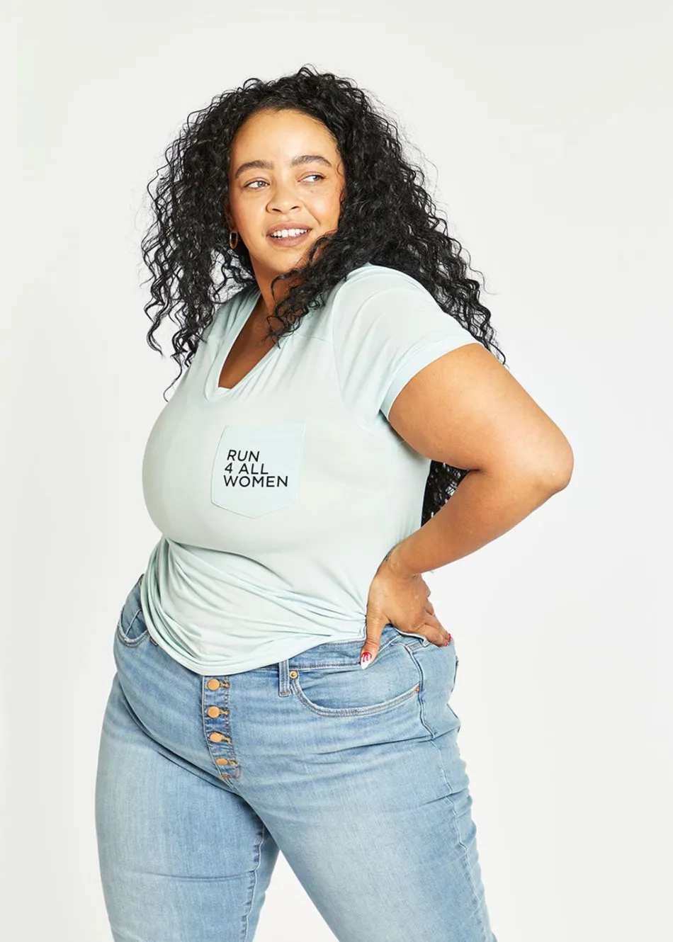 Women Oiselle R4Aw V-Neck Tee