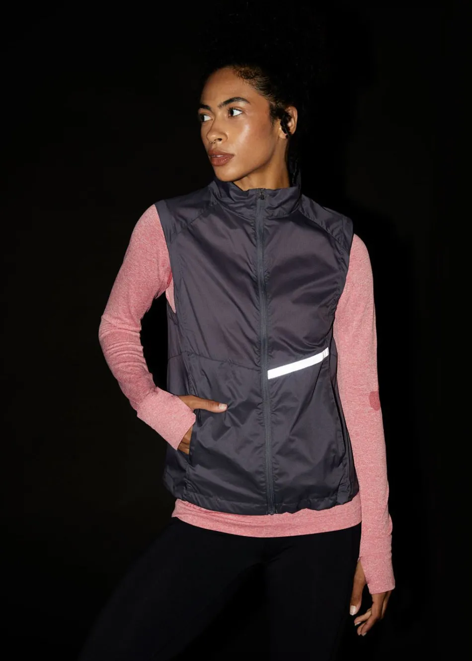 Women Oiselle Reflective Vigor Vest