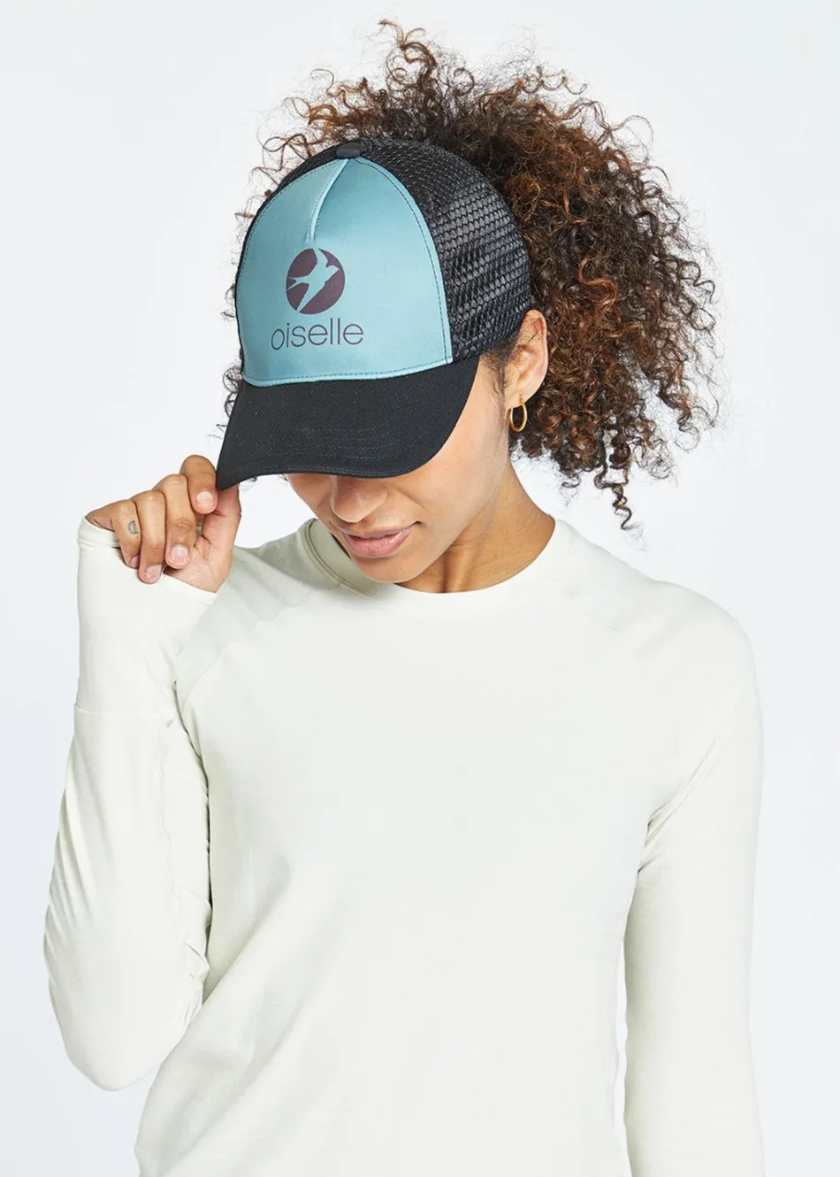 Women Oiselle Satin Lined Runner Trucker