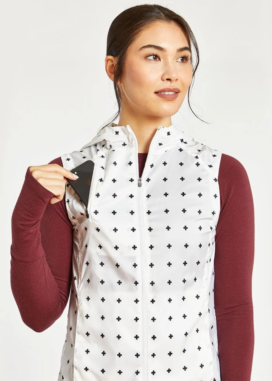 Women Oiselle Seattle Showers Vest