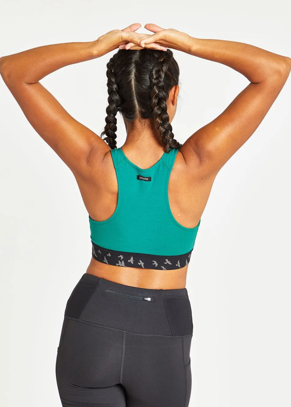Women Oiselle Wazzie Wool Crossover Bra