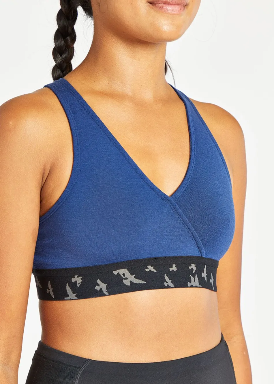 Women Oiselle Wazzie Wool Crossover Bra