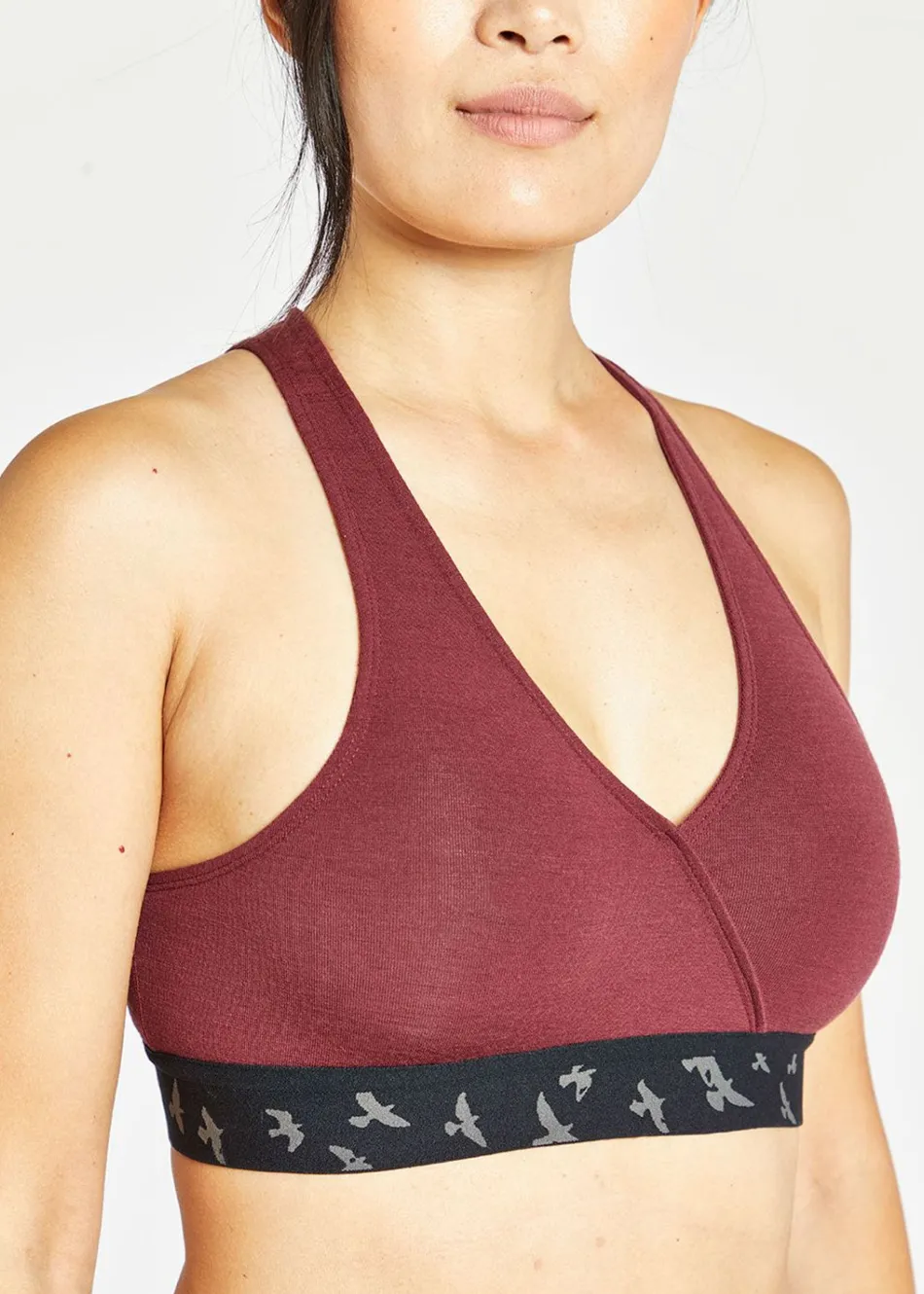 Women Oiselle Wazzie Wool Crossover Bra