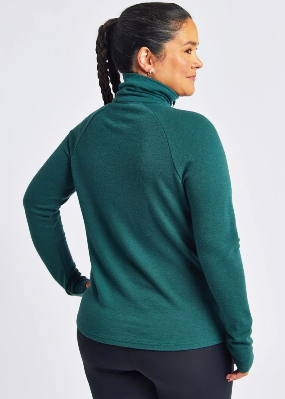 Women Oiselle Wazzie Wool Jacquard Half Zip