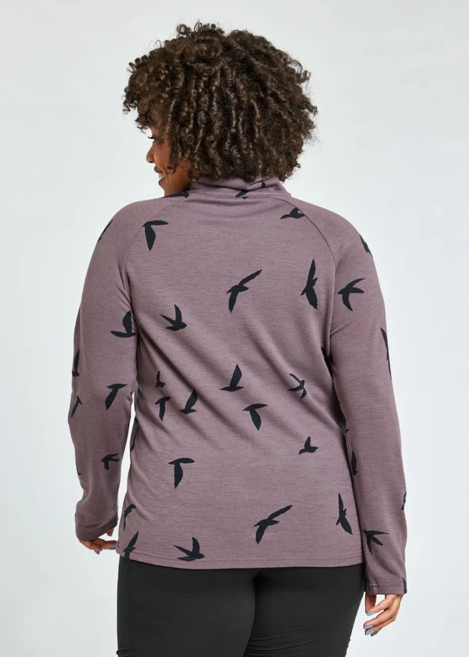 Women Oiselle Wazzie Wool Jacquard Half Zip