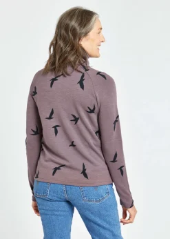 Women Oiselle Wazzie Wool Jacquard Half Zip