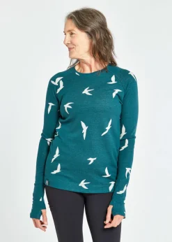 Women Oiselle Wazzie Wool Jacquard Long Sleeve