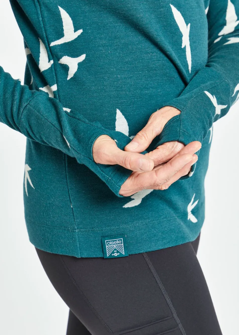 Women Oiselle Wazzie Wool Jacquard Long Sleeve