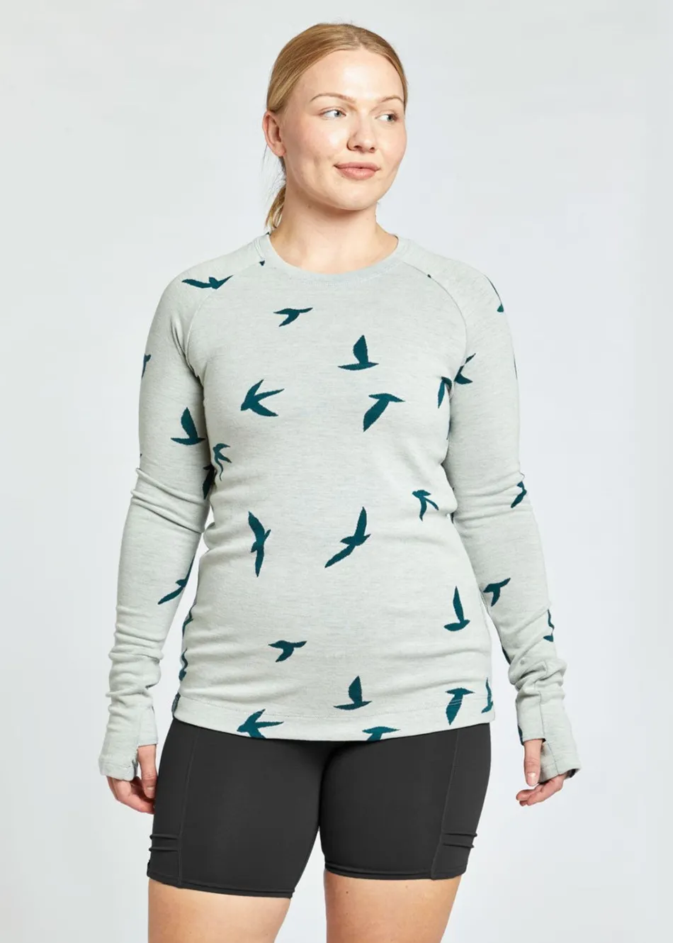 Women Oiselle Wazzie Wool Jacquard Long Sleeve