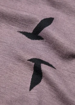 Women Oiselle Wazzie Wool Jacquard Mock Neck Long Sleeve